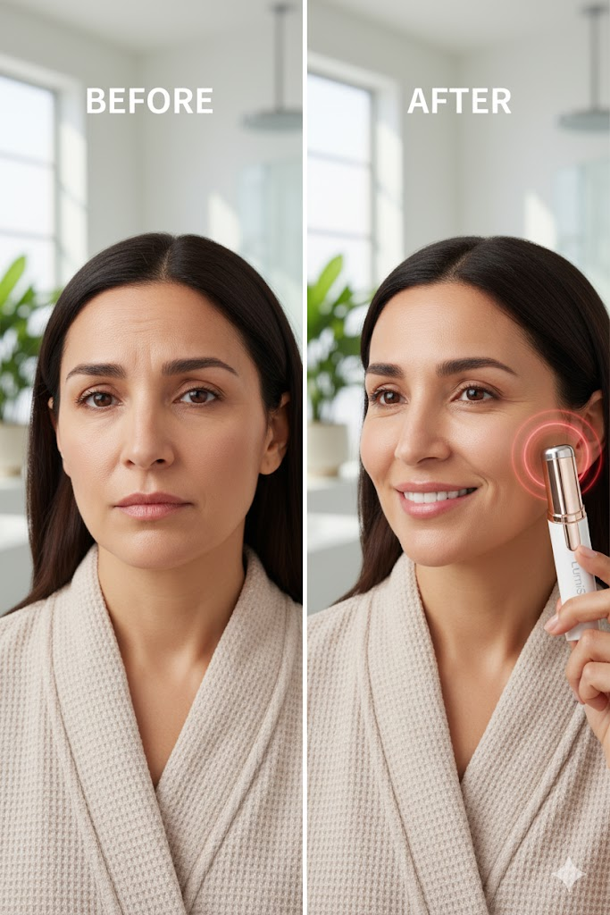 Removedor de Rugas Elétrico LumiSkin™ – Rejuvenesça sua pele em minutos
